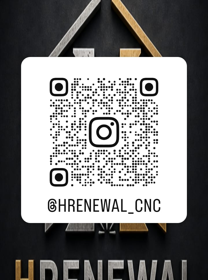 Síguenos en Instagram @hrenewal_cnc